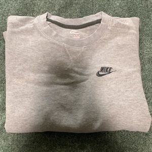 Grey Nike crewneck